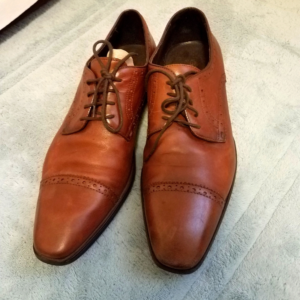 Geox Respira Italian Leather Men's Shoes Sz 42 (9)